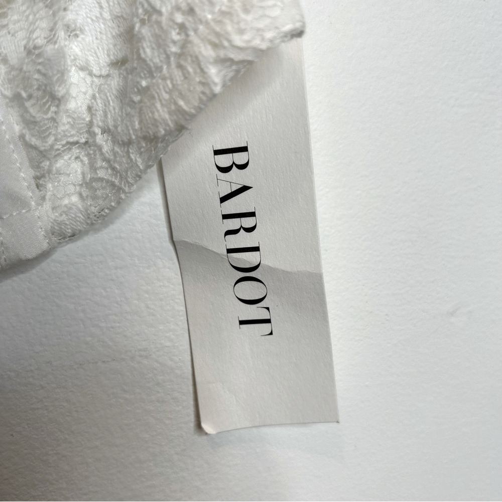 Bardot Lace Corset Bustier in Ivory White - Picture 7 of 9
